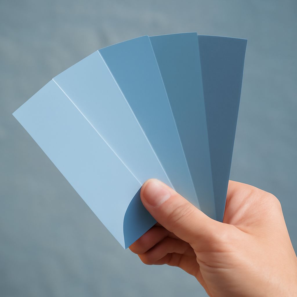 Various shades of blue hex codes