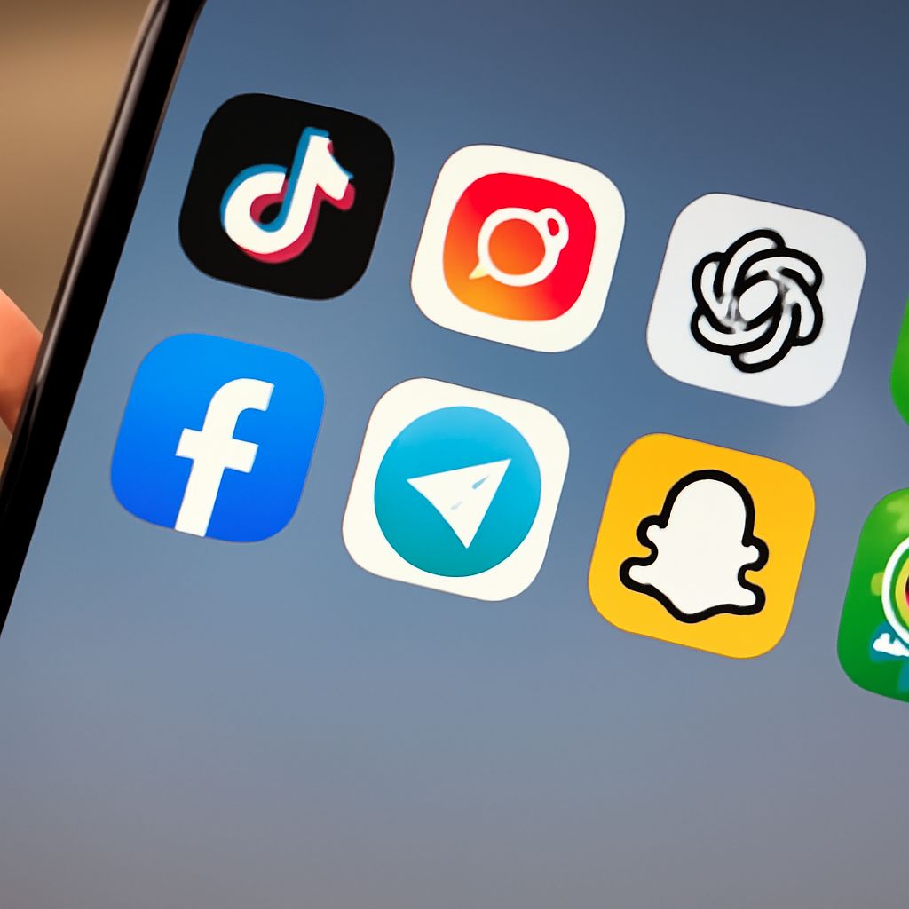 A selection of top iPhone apps displayed on a smartphone screen